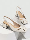 Chic and Stylish High Heels for Women: Closed Toe Shallow Mouth Design in Solid Color