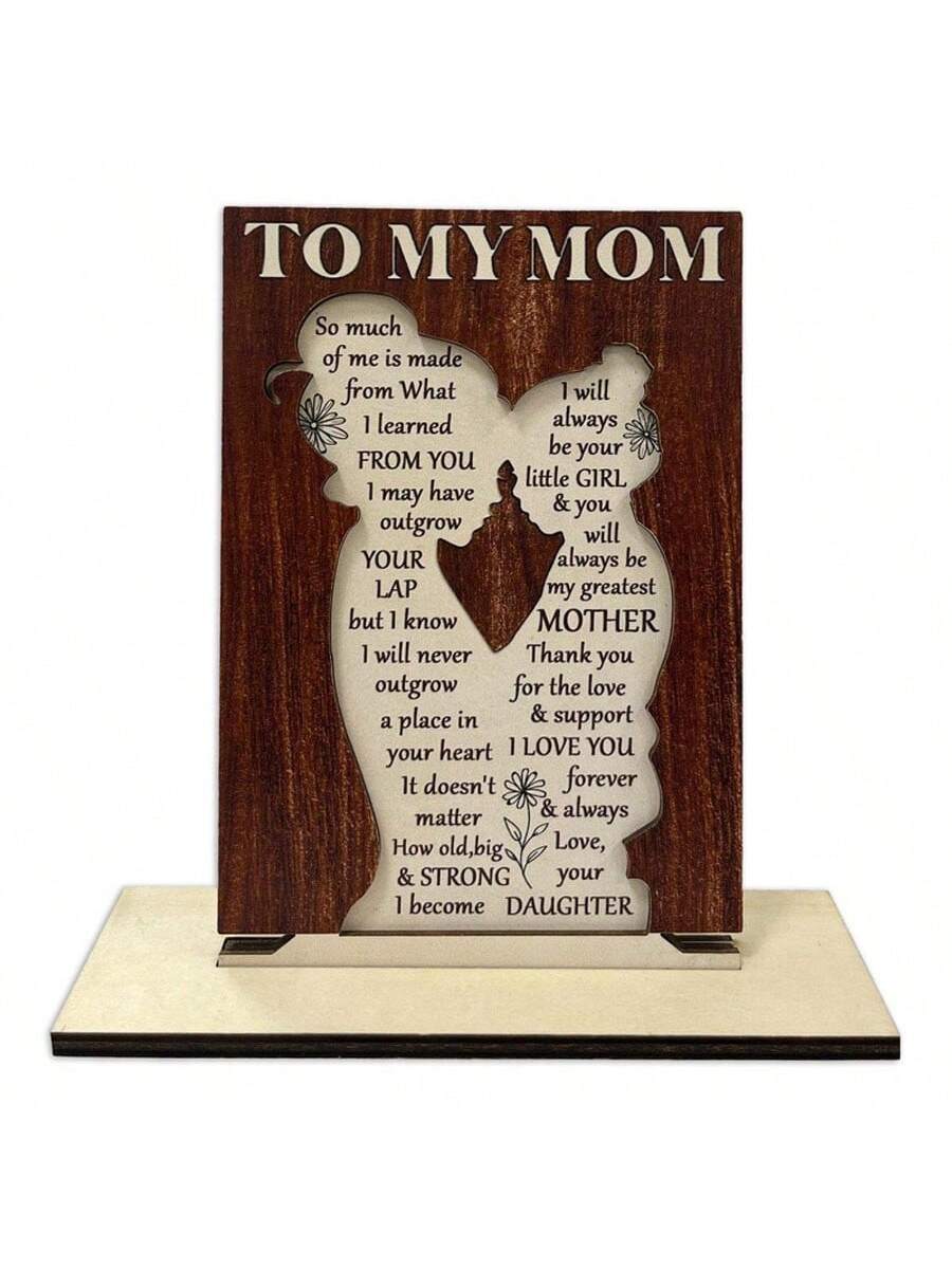 Add a touch of elegance to any space with our Chic Wooden Plaque <a href="https://canaryhouze.com/collections/ornaments" target="_blank" rel="noopener">Ornament</a>. Show your love and appreciation for mom with this perfect Mother's Day gift that can be displayed at home or in the office. This beautifully-crafted plaque adds charm and warmth to any decor.