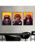 Three Wise Monkeys Canvas Print Set - Inspirational Wall Art Trio for Modern Home Decor
