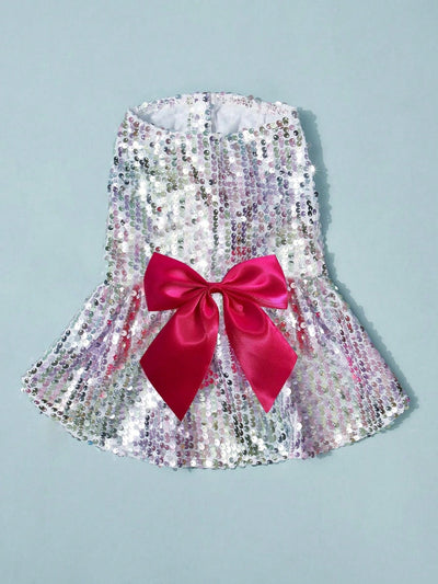 Spice Paws Sequin Skirt: Colorful and Chic for Your Stylish Dog