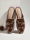 Experience ultimate comfort and style with our 2024 Spring Chic backless loafers. Featuring a classic horsebit buckle, these <a href="https://canaryhouze.com/collections/women-canvas-shoes?sort_by=created-descending" target="_blank" rel="noopener">shoes</a> effortlessly add a touch of sophistication to any outfit. With a versatile design and sleek finish, these loafers are a must-have for any fashion-forward woman.