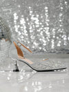 Diamond Dreams: 2024 New Spring/Summer Women's Laser Cut Hollow Out High Heel Sandals