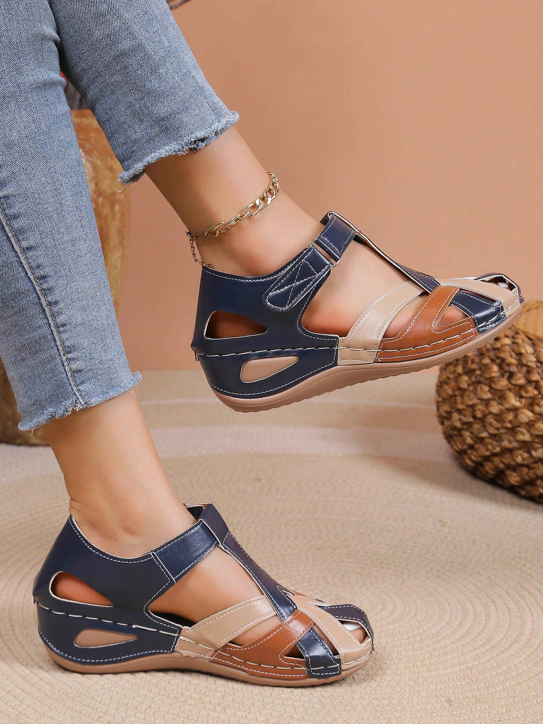 Elevate your summer style with our Summer Vibes sandals! The retro round toe and cross strap design add a touch of vintage flair, while the wedge heel provides stability and comfort. Perfect for any occasion, these sandals will be your go-to choice for both fashion and function. Bring on the sunny vibes!
