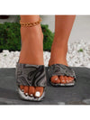 European Chic: Stylish Square Toe Flat Slipper in Various Colors for Women