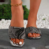 European Chic: Stylish Square Toe Flat Slipper in Various Colors for Women