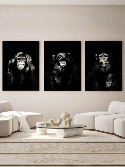 Add a touch of humor to your home decor with our Vintage Style Orangutan Canvas Poster. Featuring a playful orangutan, this funny animal wall art is sure to bring a smile to your face. Made from high quality canvas, it will add a unique and stylish touch to any room.