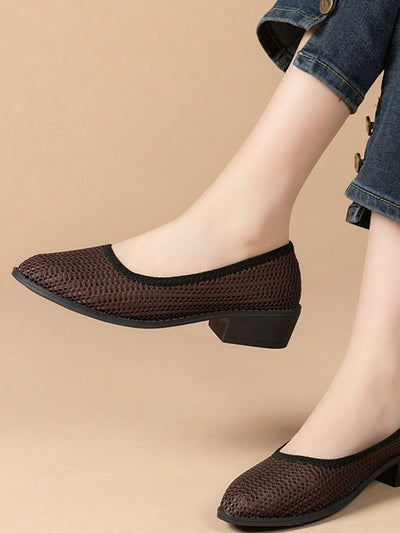 Comfortable Mesh Slip-On Shoes: Stylish and Anti-Slip Casual Flats