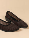 Comfortable Mesh Slip-On Shoes: Stylish and Anti-Slip Casual Flats