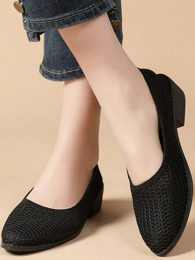 Comfortable Mesh Slip-On Shoes: Stylish and Anti-Slip Casual Flats