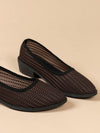 Comfortable Mesh Slip-On Shoes: Stylish and Anti-Slip Casual Flats