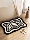 Super Absorbent Non-Slip Bathroom Mat for Quick Drying - Perfect for Shower Carpets and Floor Mats