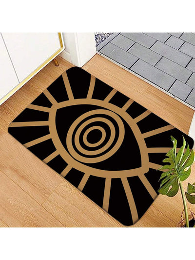Introducing the Modern Evil Eye Pattern Door <a href="https://canaryhouze.com/collections/rugs-and-mats" target="_blank" rel="noopener">Mat</a> - a stylish addition to any room. Not only does it add a touch of elegance, but it also provides safety with its skid-resistant design. Don't compromise style for safety, get the best of both worlds with our door mat.