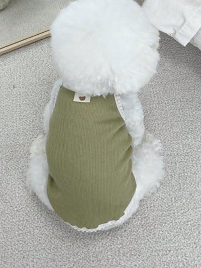 Pet Vest: Keep Your Furry Friends Stylish and Comfortable in Lace Trimmed Spring and Summer Wear