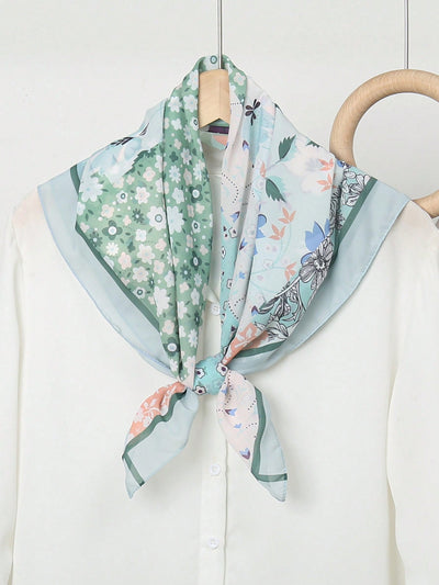 Multi-Use Printed Square Scarf: The Perfect Fashion Accessory for Spring