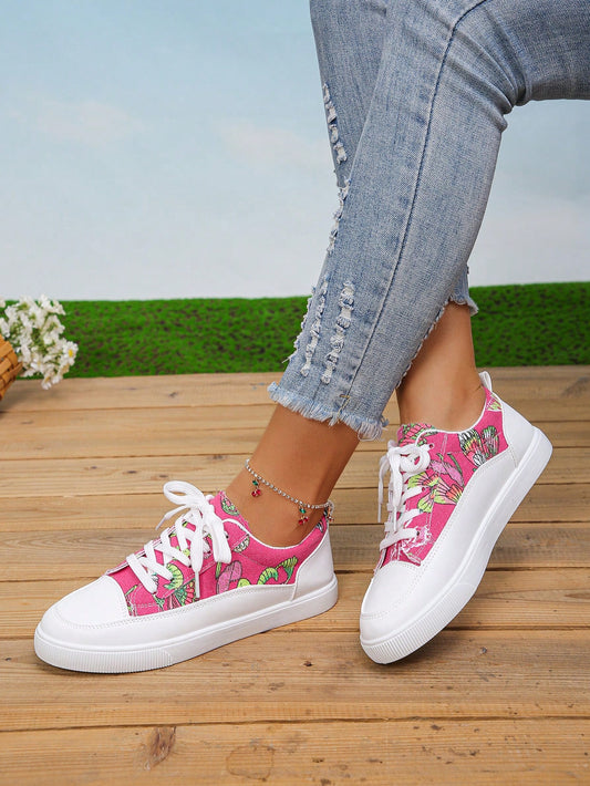 Introducing our latest fashion-forward addition - the Lace-Up Blue Bowknot <a href="https://canaryhouze.com/collections/women-canvas-shoes?sort_by=created-descending" target="_blank" rel="noopener">Sneakers</a>! With its unique design, these sneakers are perfect for any casual or sporty look. The lace-up feature provides a comfortable and secure fit, while the blue bowknot adds a touch of style. Get ready to turn heads with these must-have shoes.