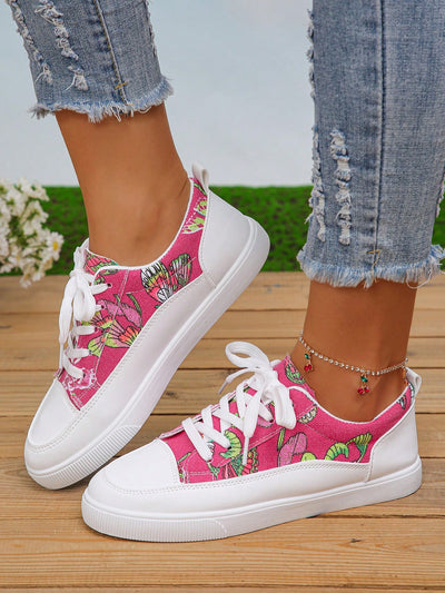 New Arrival: Fashionable Lace-Up Blue Bowknot Sneakers with Unique Design