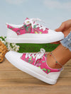 New Arrival: Fashionable Lace-Up Blue Bowknot Sneakers with Unique Design