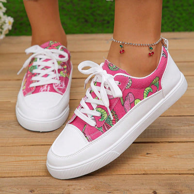 New Arrival: Fashionable Lace-Up Blue Bowknot Sneakers with Unique Design