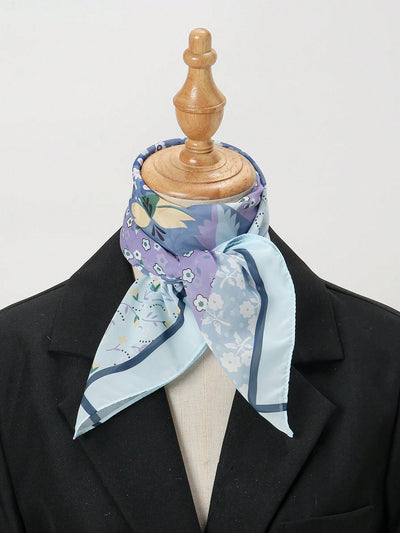 Multi-Use Printed Square Scarf: The Perfect Fashion Accessory for Spring