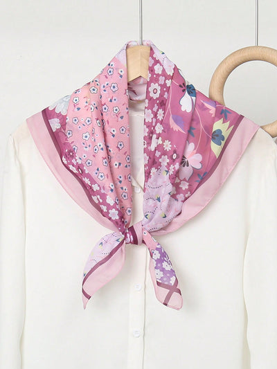 Multi-Use Printed Square Scarf: The Perfect Fashion Accessory for Spring