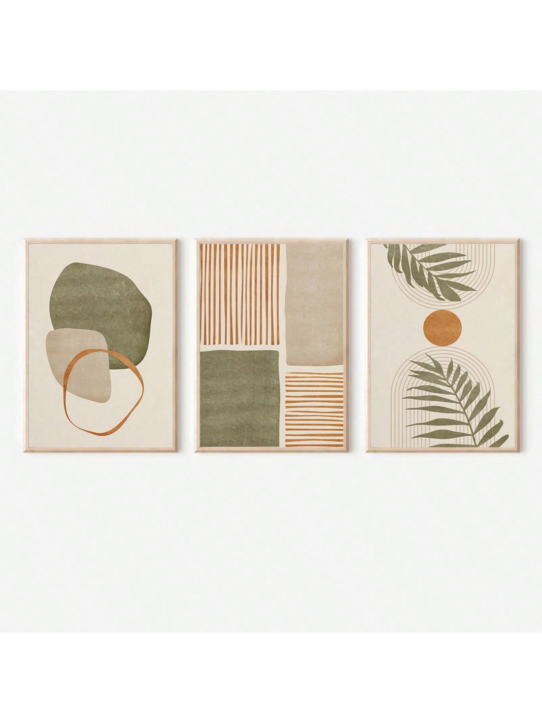 Transform your space into a tropical paradise with this vibrant 3-piece canvas set! Featuring bold, abstract interpretations of lush leaves and organic shapes, these unframed posters bring effortless bohemian charm to any room. Perfect for gallery walls, bedrooms, or living spaces, each piece celebrates nature's beauty with modern flair. Mix, match, and arrange them however your creative spirit desires—no frames needed, just pure artistic freedom. Elevate your decor game and let your walls do the talking!