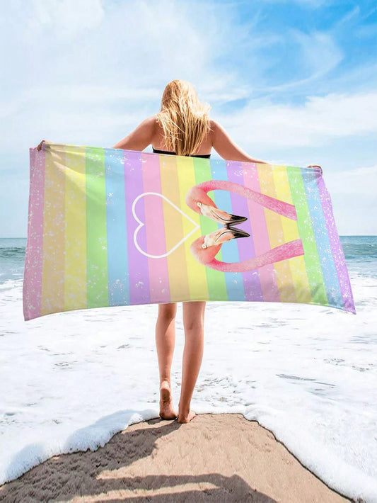 Stay comfortable and stylish with the Flamingo Paradise <a href="https://canaryhouze.com/collections/towels" target="_blank" rel="noopener">beach towel</a>. Perfect for swimming, camping, yoga, diving, and travel, this multi-purpose towel is a must-have for any adventure. Made with high-quality materials, it provides the perfect blend of softness and absorbency. Grab yours today!