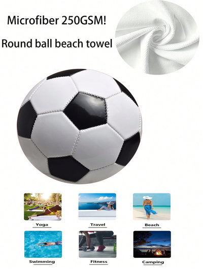 Super Soft Sports Ball Series Beach Towel: Your Ideal Travel Companion for Pool, Camping, and Holiday Getaways - Choose from 8 Styles!