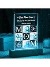 Personalized Photo Lamp Night Light - Best Mom Ever Gift Idea