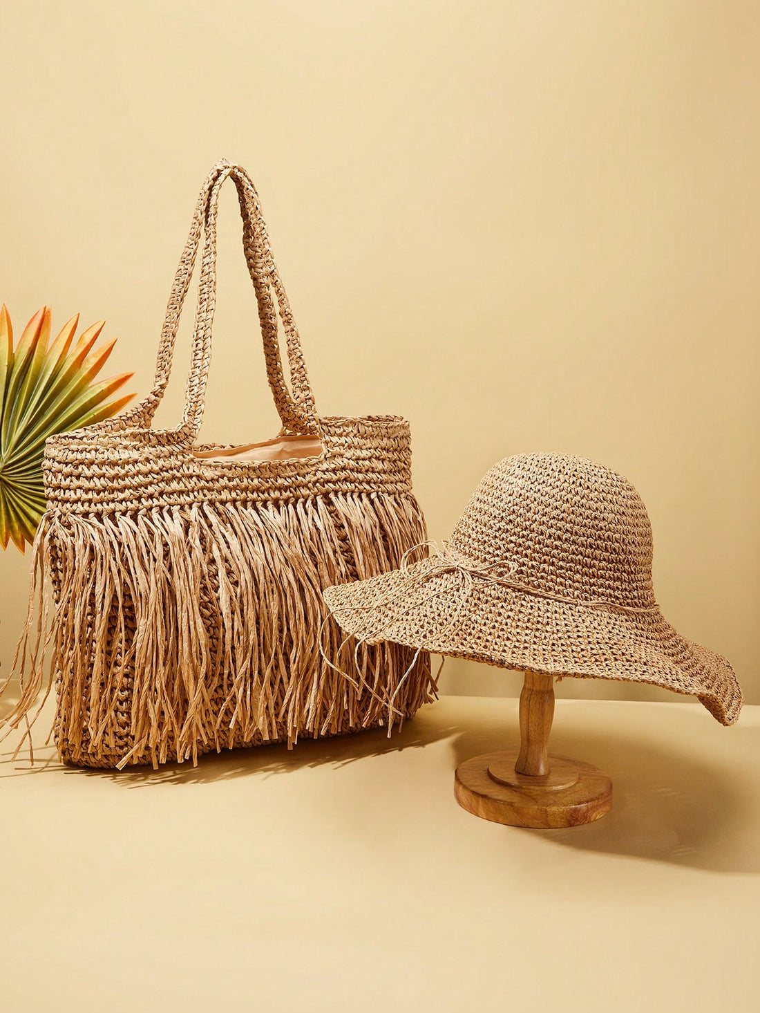 Enhance your summer style with our Summer Chic Combo. The tote bag and hat set is perfect for the stylish college student. Made with durable materials, the tote bag offers convenience for carrying essentials. The chic hat provides both protection and style under the sun. Perfect for Mother's Day gifting.