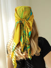 Chic Element Pattern Print Silk Bandana Headscarf - Perfect for Your Daily Looks!