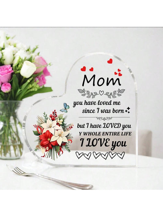 Treat your mother with a unique and beautiful Mother's Day Heart Artistic Shape. This <a href="https://canaryhouze.com/collections/acrylic-plaque" target="_blank" rel="noopener">perfect gift</a> of love from a daughter will express your appreciation and gratitude in a meaningful way. Show your love with this one-of-a-kind artistic token, designed specifically for Mother's Day.