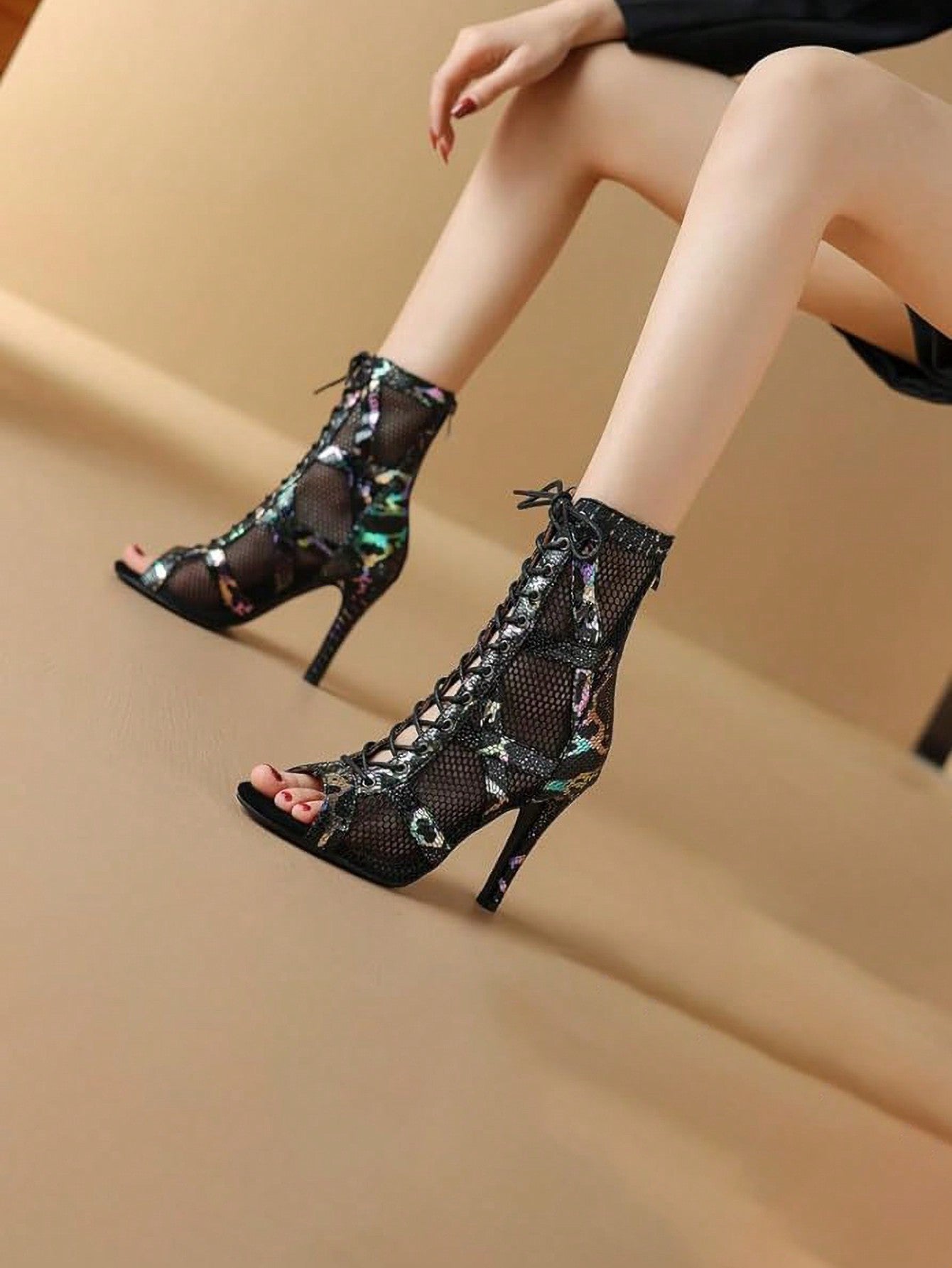 Elevate your spring/summer style with Strappy Chic: Women's Lace-Up Mid-Calf <a href="https://canaryhouze.com/collections/women-canvas-shoes" target="_blank" rel="noopener">Sandals</a>. The eye-catching lace-up design and comfortable mid-calf height make these sandals both trendy and practical. Perfect for any warm weather occasion, these sandals add a touch of chic to any outfit.