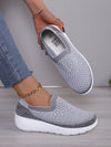 Comfort and Style Combined Knitted Wedge Heeled Sports Shoes