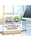 Best Teacher Acrylic Plaque: The Perfect Thank You Gift for Any Teacher