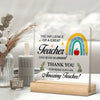 Best Teacher Acrylic Plaque: The Perfect Thank You Gift for Any Teacher