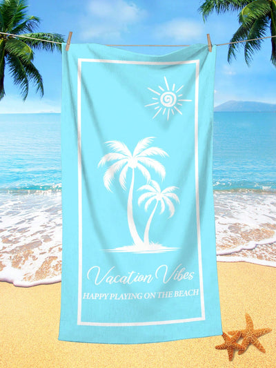 Pineapple Paradise: Superfine Fiber Beach Towel for Swimming, Vacation, Travel & Camping