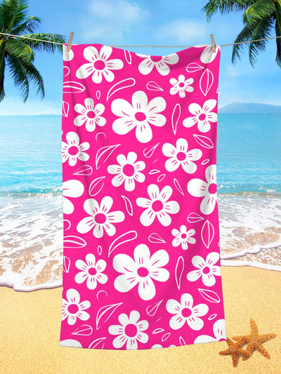 Pineapple Paradise: Superfine Fiber Beach Towel for Swimming, Vacation, Travel & Camping