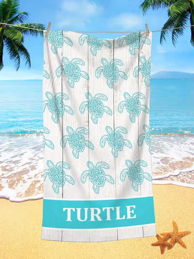 Pineapple Paradise: Superfine Fiber Beach Towel for Swimming, Vacation, Travel & Camping