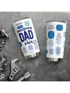 20oz Dad Jokes Stainless Steel Tumbler: The Perfect Gift for Men on-the-go!