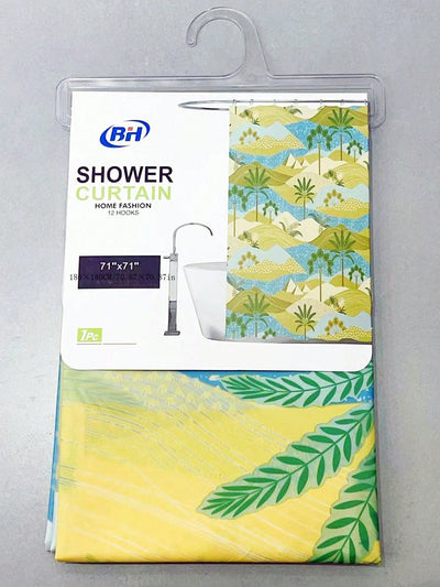 Sky Waterproof Printed Shower Curtain: Keep Your Bathroom Fresh and Stylish