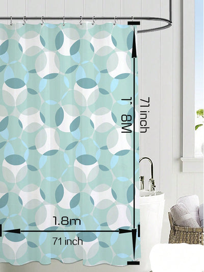 Sky Waterproof Printed Shower Curtain: Keep Your Bathroom Fresh and Stylish