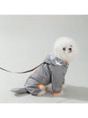 Stay Dry in Style: Waterproof Colorblocking Raincoat for Dogs with Transparent Hat