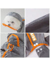 Stay Dry in Style: Waterproof Colorblocking Raincoat for Dogs with Transparent Hat