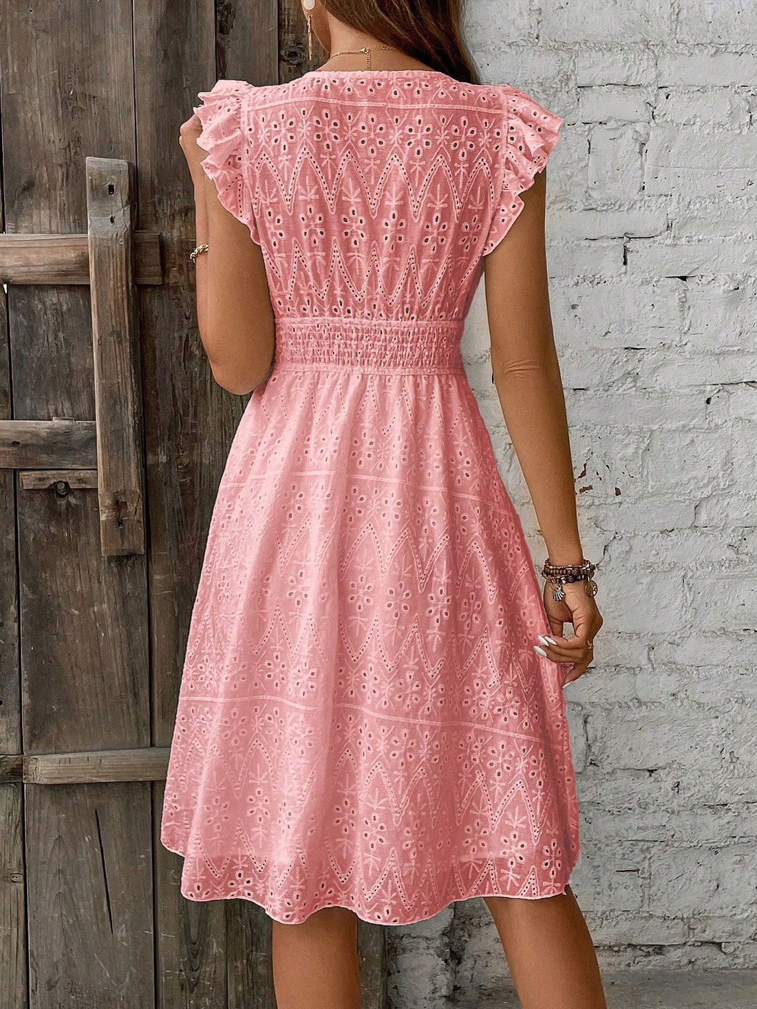 Experience the perfect balance of sweetness and sass with our Women's Embroidered Short Sleeve Summer Dress. The delicate embroidery and short sleeves make it ideal for summer, while the quality construction ensures lasting comfort. Elevate your wardrobe with this versatile and stylish dress.