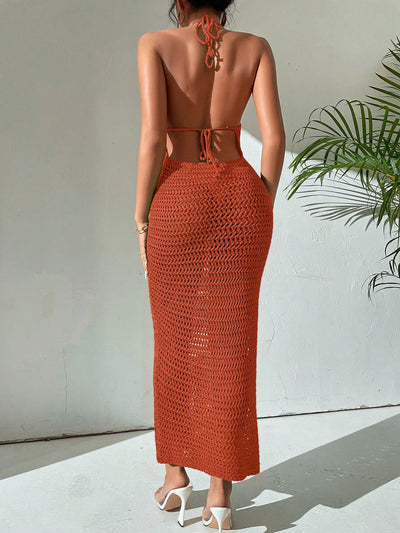 Stunning Solitude Halter Neck Backless Dress