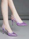 Chic Hollow Out Ankle Strap High Heel Single Shoes for Women