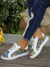 Patchwork Adventure: Women's Colorful Outdoor Sneakers for Traveling and Hiking