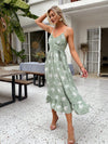 Floral Bliss: Women's Belted Cami Dress - Summer Must-Have!