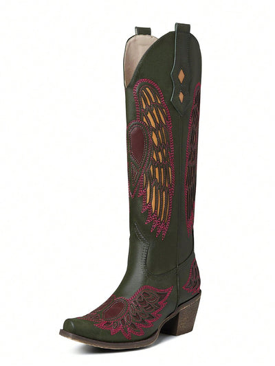 Heart Embroidered Cowboy Boots: The Perfect Bridal Wedding Cowgirl Boots