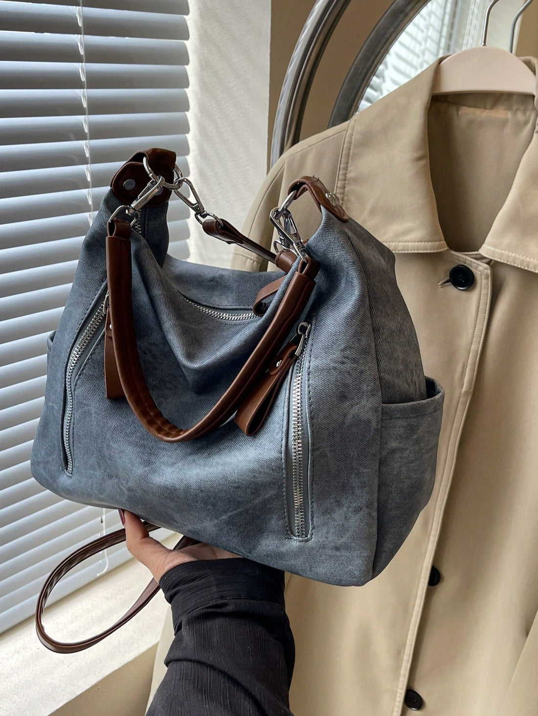 Made with the modern woman in mind, the 2024 Trendy Women's Shoulder Bag is a stylish, spacious, and versatile accessory. With its trendy design and ample storage space, this bag is perfect for any occasion. Its versatility makes it a must-have for any fashion-forward woman.
